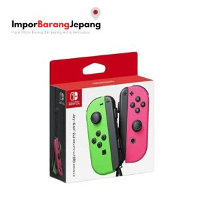 Nintendo Joy-Con L R Neon Green Neon Pink HAC-A-JAFAA